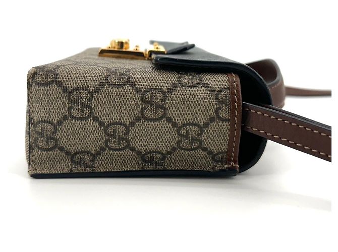 Padlock Gucci Borsa a tracolla GG Supreme con manico superiore e lucchetto Multicolore - vista 5
