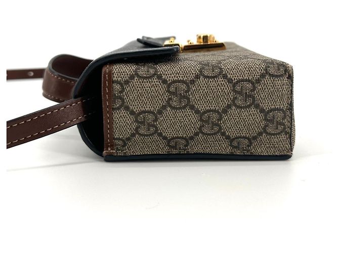 Padlock Gucci Borsa a tracolla GG Supreme con manico superiore e lucchetto Multicolore - vista 6