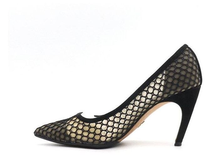 Dior Décolleté in camoscio e mesh - vista 4