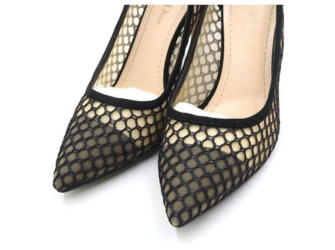 Dior Décolleté in camoscio e mesh - vista 5