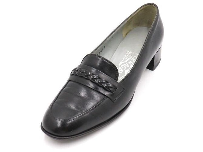 Salvatore Ferragamo Mocassini classici da donna in pelle nera - vista 2
