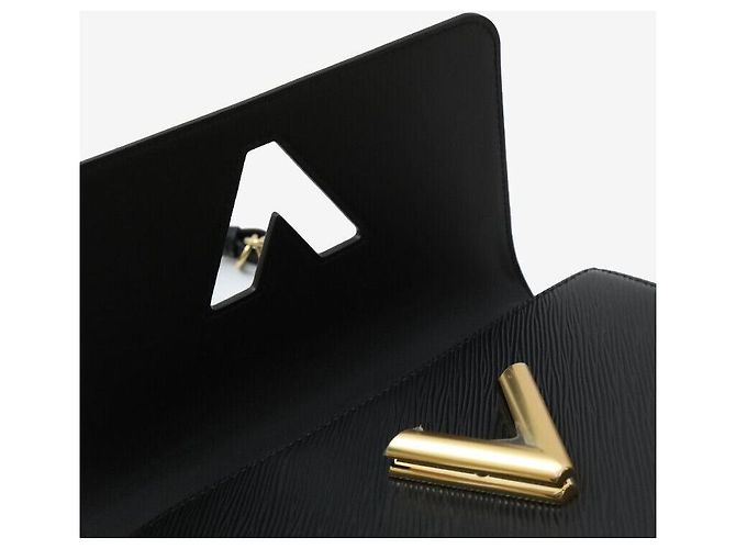 Louis Vuitton Twist MM Epi Gold Nero - vista 5