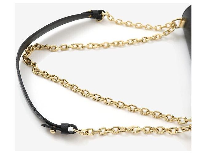 Louis Vuitton Twist MM Epi Gold Nero - vista 6
