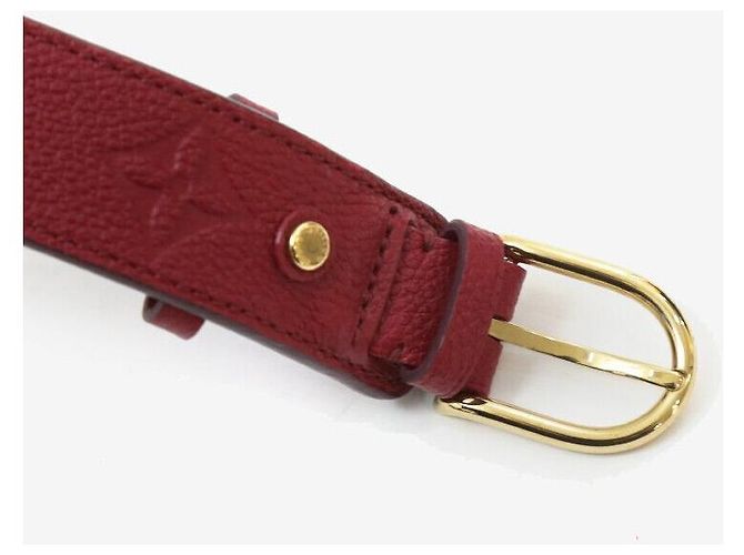 Louis Vuitton Monogram Empreinte Fuchsia Gürtel Gold Pink - Ansicht 5