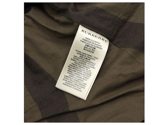Burberry Giacca da donna in cotone camo, pelle e shearling - vista 6