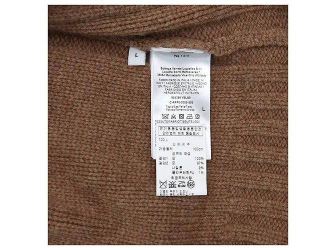 Bottega Veneta Brauner Wollcardigan für Herren - Ansicht 6
