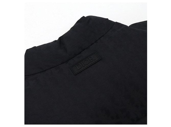 Dior Technical Jacquard Oblique Men's Padded Vest Black - view 7
