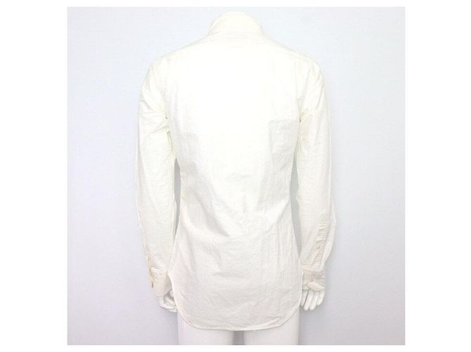 Thom Browne Camicia da uomo in cotone Oxford a tre strisce Bianco - vista 4