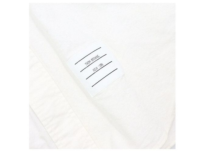 Thom Browne Camicia da uomo in cotone Oxford a tre strisce Bianco - vista 6