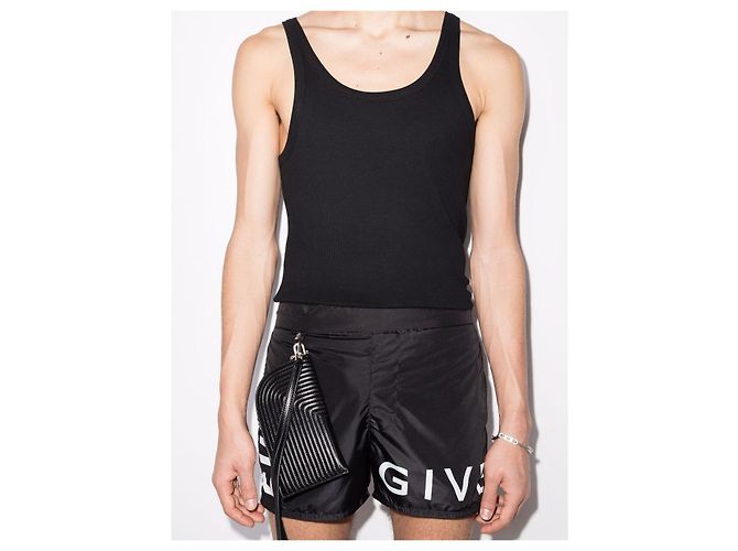 Givenchy Bañador con logotipo bordado Negro - vista 3