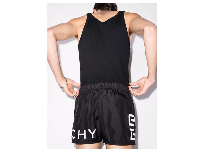 Givenchy Bañador con logotipo bordado Negro - vista 4