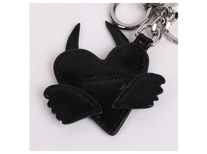 Zadig & Voltaire Portachiavi Devilish Heart Nero - vista 5