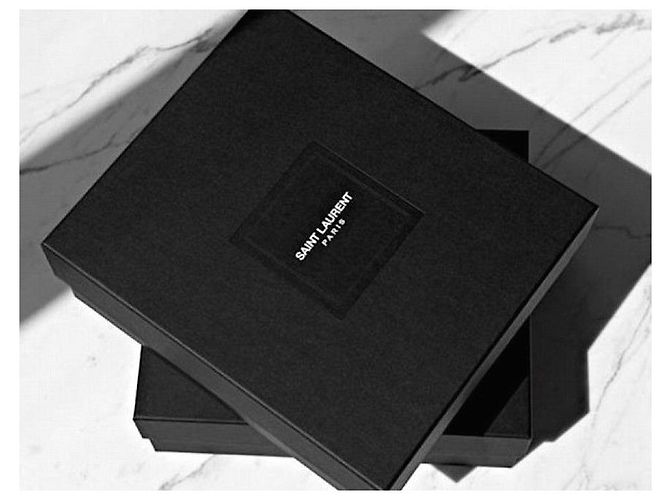 Saint Laurent Crocodile Card Case Black Leather - view 5