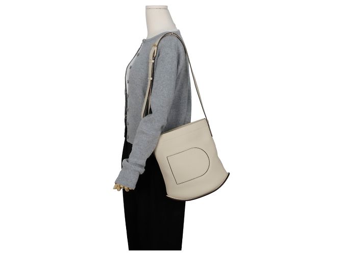 Delvaux Borsa a tracolla e spalla Pin Daily MM Marrone - vista 10