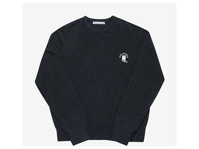 Acne Strickware für Herren DARK NAVY MELANGE Schwarz - Ansicht 2