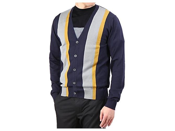 Lanvin Merinowolle-Cardigan Schwarz - Ansicht 8