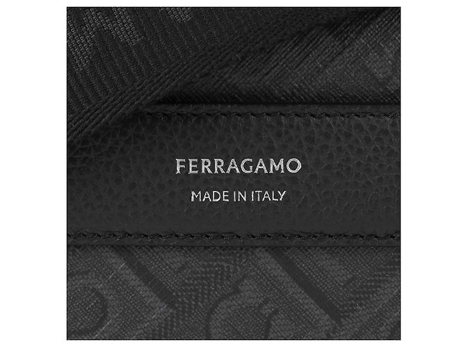 Salvatore Ferragamo Borsa a tracolla Monogram Marrone - vista 9