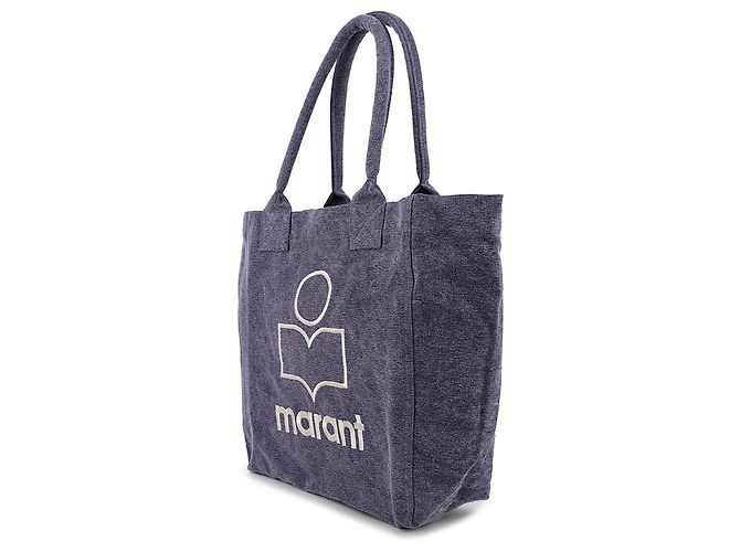 Isabel Marant Borsa Tote con Piccolo Logo Porpora - vista 4