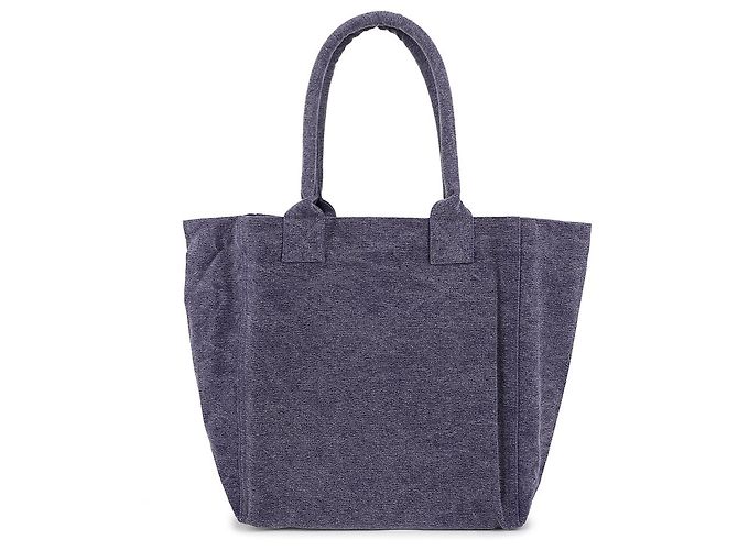 Isabel Marant Borsa Tote con Piccolo Logo Porpora - vista 5