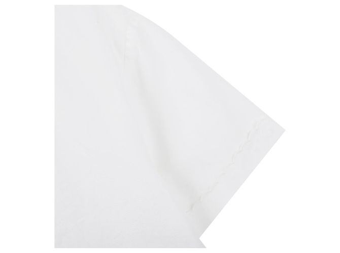 Miu Miu Camicia in popeline slub Bianco - vista 6