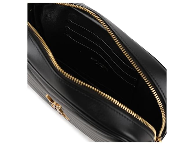 Saint Laurent Mini borsa a tracolla trapuntata Nero - vista 8