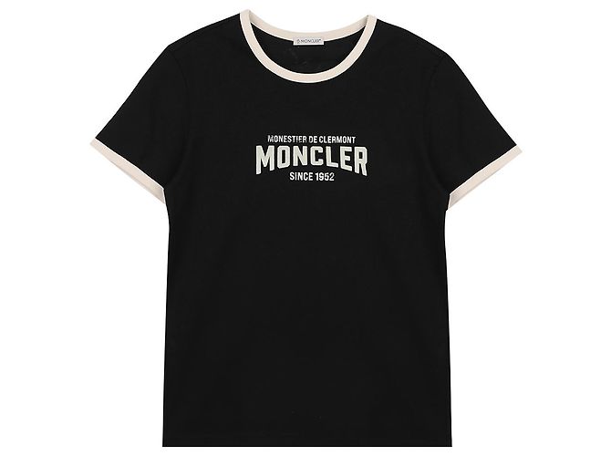 Moncler Logo Jersey T-Shirt Schwarz - Ansicht 3