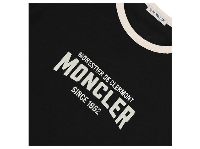 Moncler Logo Jersey T-Shirt Schwarz - Ansicht 8