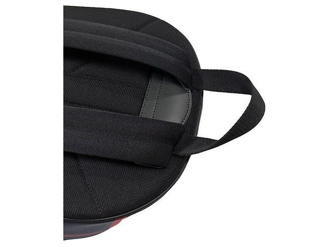 Burberry House Check Jeff Canvas Backpack Navy Black - view 10