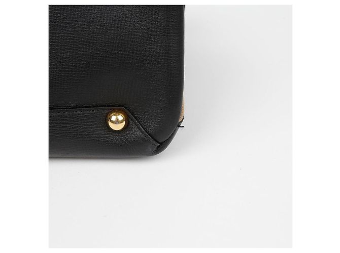 Burberry Saco de ombro tote Banner Medium Preto - vista 8