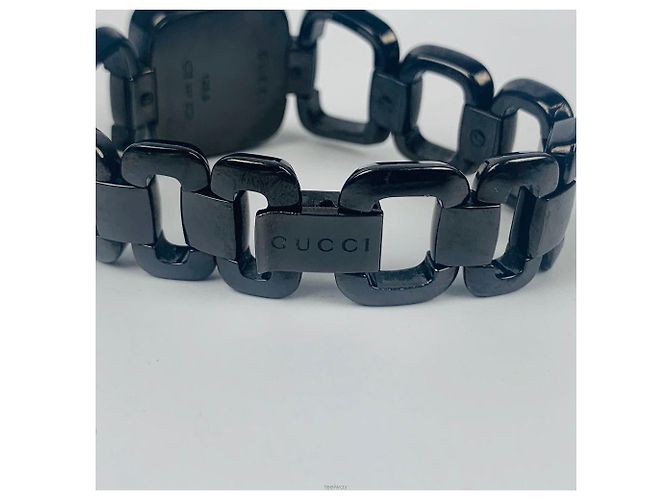Gucci 125.5 Damenuhr in Schwarz Stahl - Ansicht 6