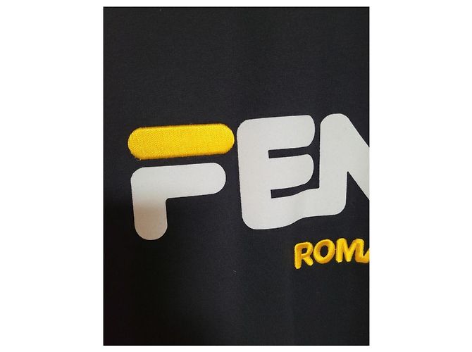 Fendi Sweatshirt mit Logo-Stickerei Schwarz - Ansicht 3