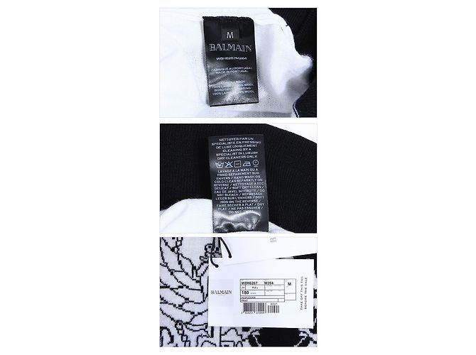 Balmain Logo Embroidered Knit Multiple colors - view 6