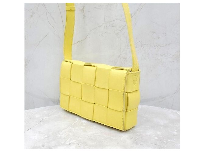 Bottega Veneta Borsa Cassette Small Intrecciato D'oro - vista 2