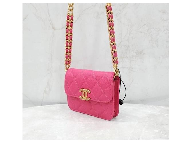 Chanel Mini borsa a tracolla Caviar Melody Chain Argento - vista 2