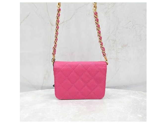 Chanel Mini borsa a tracolla Caviar Melody Chain Argento - vista 3