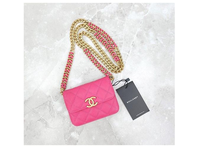 Chanel Mini borsa a tracolla Caviar Melody Chain Argento - vista 4