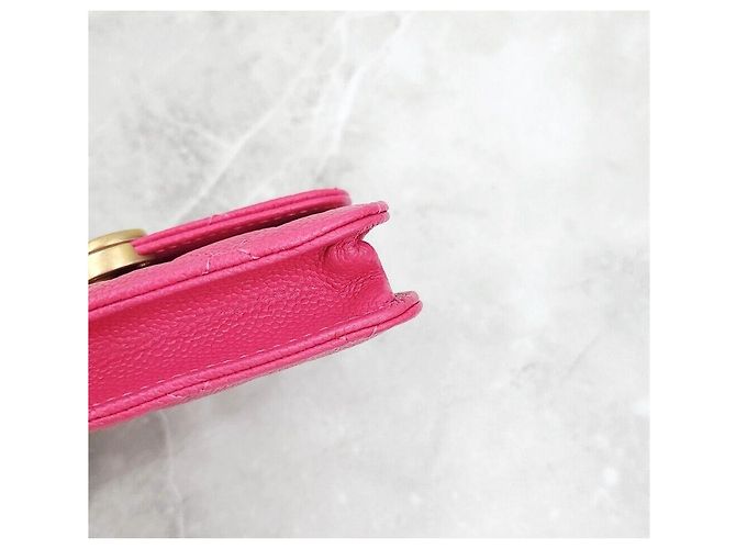 Chanel Mini borsa a tracolla Caviar Melody Chain Argento - vista 6