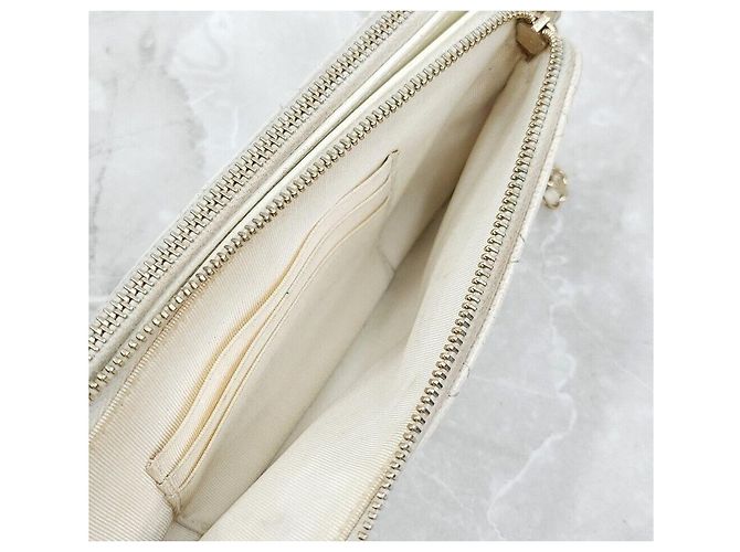 Chanel Borsa a tracolla Caviar WOC Mini Double Zip Chain - vista 8