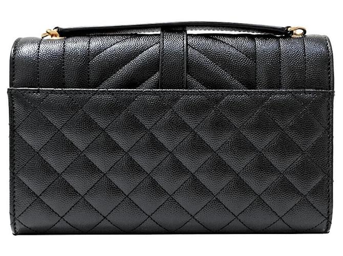 Saint Laurent Borsa a tracolla Monogram Chain Nero - vista 2