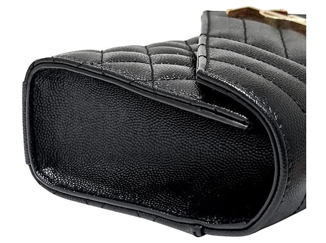 Saint Laurent Borsa a tracolla Monogram Chain Nero - vista 5