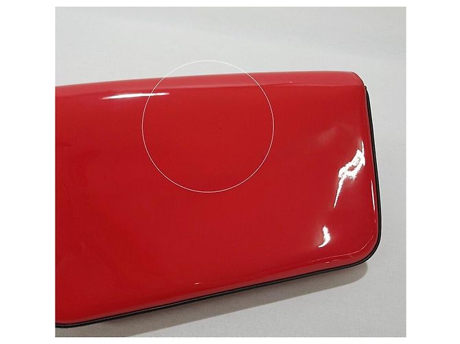 Fendi Borsa a tracolla WOC in vernice con catena e logo Argento - vista 6