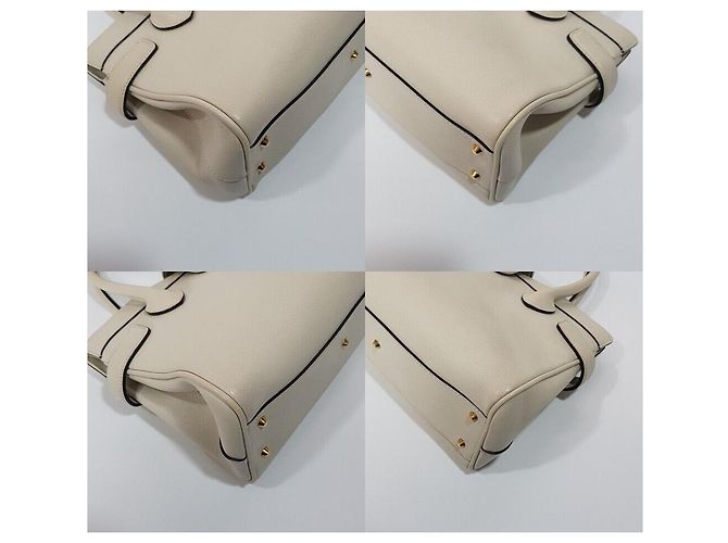 Gucci Borsa a tracolla tote Marmont in pelle Bianco - vista 8
