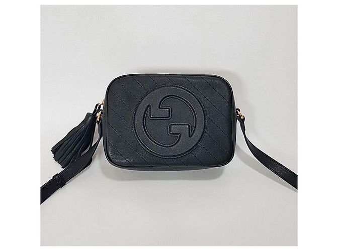 Gucci Borsa a tracolla piccola Blondie Tassel Nera - vista 2
