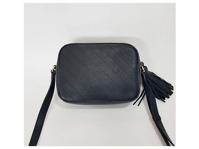 Gucci Borsa a tracolla piccola Blondie Tassel Nera - vista 4