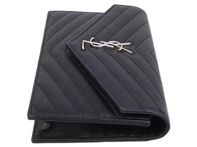 Saint Laurent Cassandra Mini Crossbody Bag Schwarz - Ansicht 4
