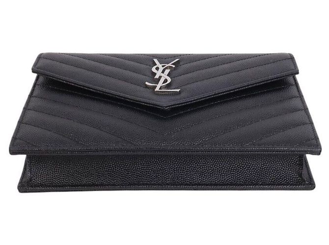 Saint Laurent Cassandra Mini Crossbody Bag Schwarz - Ansicht 6