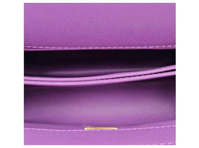 Chanel Caviar Coco Handle Roxo - vista 7