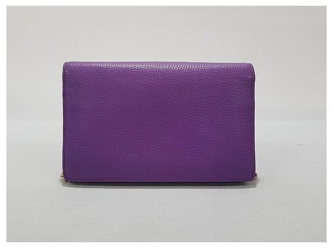 Gucci Borsa a tracolla Soho Mini Chain Porpora - vista 4