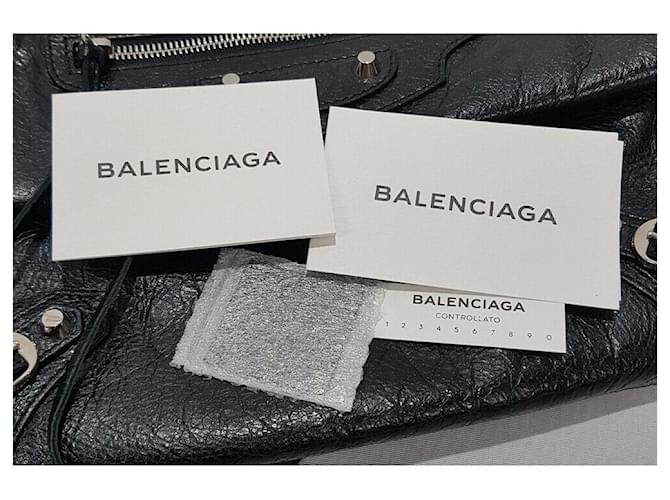 Balenciaga Clutch a Busta e Borsa a Tracolla Nero - vista 10
