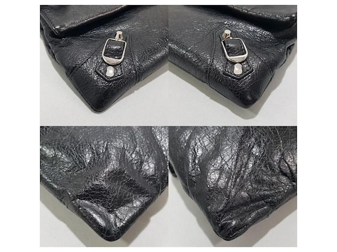 Balenciaga Clutch a Busta e Borsa a Tracolla Nero - vista 6